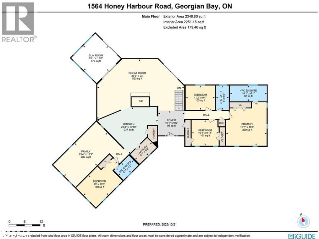 1564 HONEY HARBOUR ROAD, 